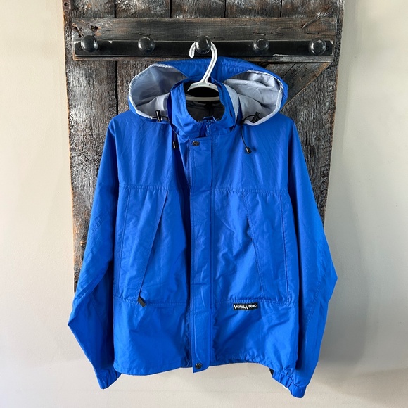 Men's Valhalla Pure Light Weight Full Zipper Jacket w/Hideaway Hood Blue - Picture 1 of 3